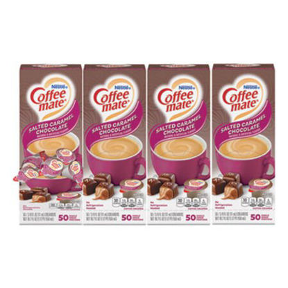 Picture of Liquid Coffee Creamer, Italian Sweet Creme, 0.38 oz Mini Cups, 50/Box, 4 Boxes/Carton, 200 Total/CartonNES-84652CT