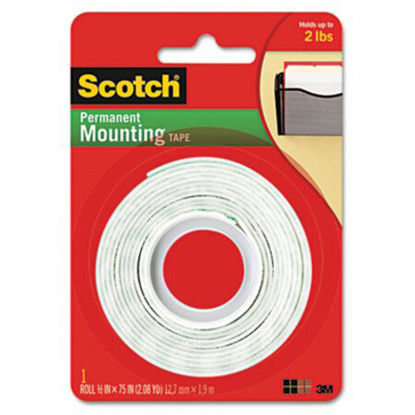 Picture of Foam Mounting Double-Sided Tape, 1/2" Wide x 75" LongMMM-110