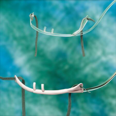 Picture of Nasal Cannula Continuous Flow Hudson RCI® Adult Curved Prong / NonFlared Tip1102