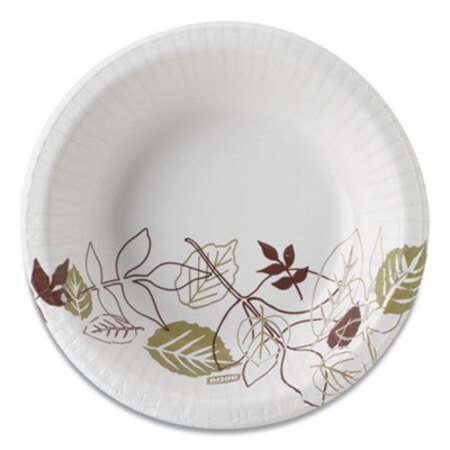 Picture of Pathways Heavyweight Paper Bowls, 12 oz, Green/Burgundy, 1,000/CartonDXE-SX12PATH