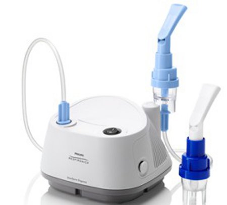 Picture of InnoSpire Elegance Compressor Nebulizer System Small Volume 8 mL Medication Cup Universal Mouthpiece Delivery1100134