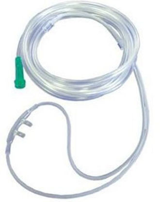 Picture of Nasal Cannula with Ear Cushions Low Flow Delivery Salter-Style® TLCannula™ Adult Curved Prong / NonFlared Tip1606BTLC-0-25