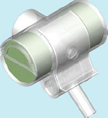 Picture of Heat and Moisture Exchanger - Trach Hydro-Trach™ T Mk.II 26 mg H2O/L 0.2cm H2O at 30 LPM1874030