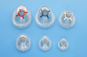 Picture of Anesthesia Mask AirLife® Elongated Style Adult Small Hook Ring2K8053