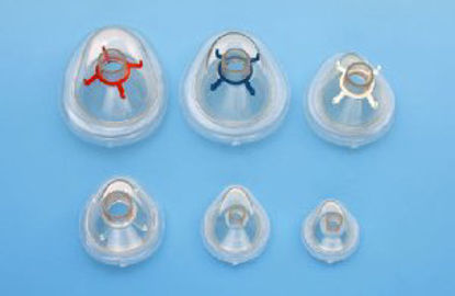 Picture of Anesthesia Mask AirLife® Elongated Style Adult Small Hook Ring2K8053