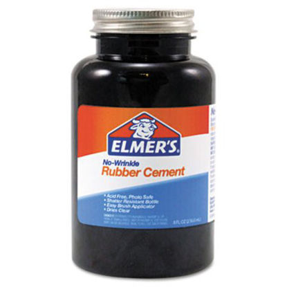 Picture of Rubber Cement with Brush Applicator, 8 oz, Dries ClearEPI-231