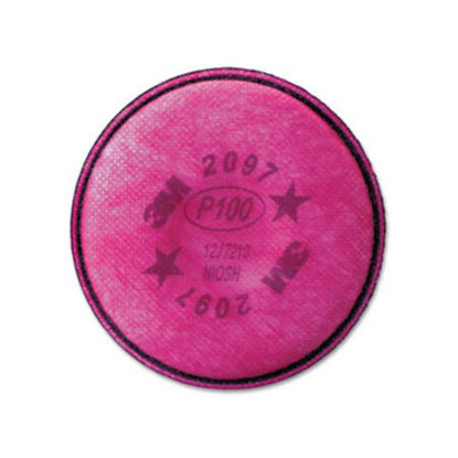 Picture of Particulate Filter 2097/07184/P100, Nuisance Level Organic Vapor Relief, 2/PackMMM-2097