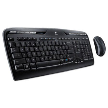 Picture of MK320 Wireless Keyboard + Mouse Combo, 2.4 GHz Frequency/30 ft Wireless Range, BlackLOG-920002836
