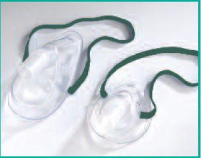 Picture of Holding Chamber Mask Aeroclipse® Elongated Style Adult Large Adjustable Head Strap65850