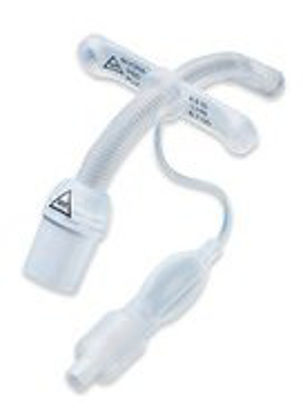 Picture of Tracheostomy Tube Bivona® FlexTend™ TTS™ Straight Neck Flange Size 4 Cuffed67NFPS40