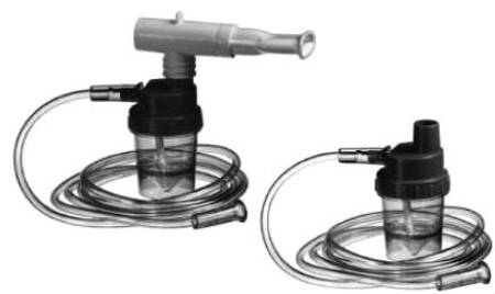 Picture of B & F Medical Handheld Nebulizer Kit Small Volume 15 mL Medication Cup Universal Mouthpiece Delivery61403
