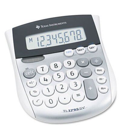 Picture of TI-1795SV Minidesk Calculator, 8-Digit LCDTEX-TI1795SV