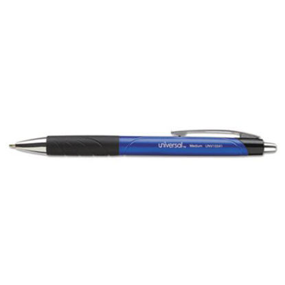 Picture of Comfort Grip Ballpoint Pen, Retractable, Medium 1 mm, Blue Ink, Blue Barrel, DozenUNV-15541