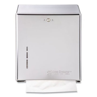 Picture of C-Fold/Multifold Towel Dispenser, 11.38 x 4 x 14.75, ChromeSJM-T1900XC