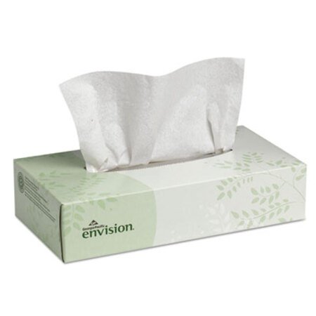 Picture of Facial Tissue, 2-Ply, White, 100 Sheets/Box, 30 Boxes/CartonGPC-47410