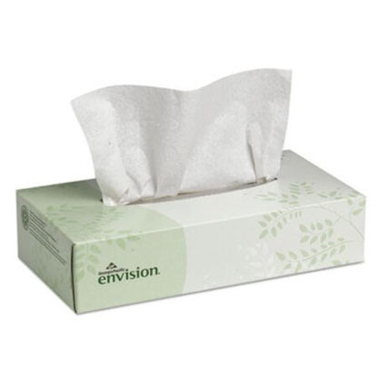 Picture of Facial Tissue, 2-Ply, White, 100 Sheets/Box, 30 Boxes/CartonGPC-47410