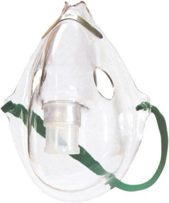 Picture of Aerosol Mask Elongated Style Adult One Size Fits Most Adjustable Head Strap / Nose ClipMASK 001A