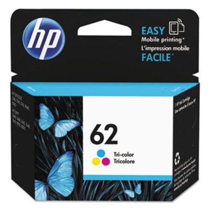 Picture of HP 62, (C2P06AN) Tri-Color Original Ink CartridgeHEW-C2P06AN