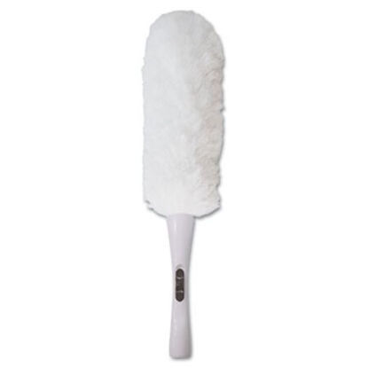 Picture of MicroFeather Duster, Microfiber Feathers, Washable, 23", WhiteBWK-MICRODUSTER
