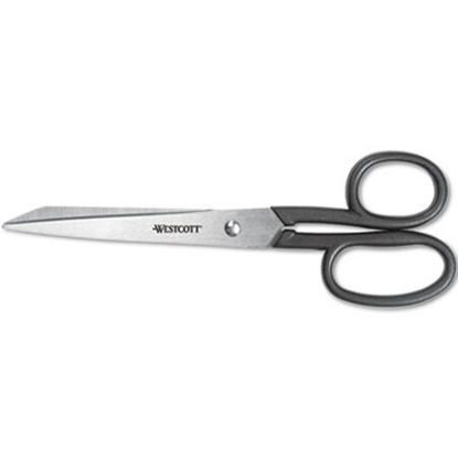Picture of Kleencut Stainless Steel Shears, 8" Long, 3.75" Cut Length, Black Straight HandleACM-19018