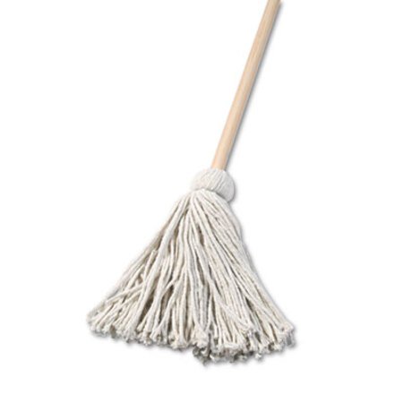 Picture of Handle/Deck Mops, 16 oz White Cotton Head, 48" Oak Wood HandleBWK-116C