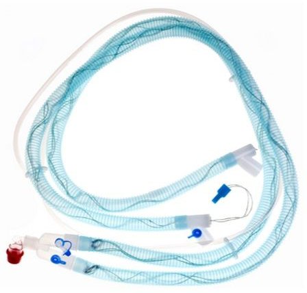 Picture of Anesthesia Breathing Circuit Corrugated Tube 60 Inch Tube Dual Limb Adult Single Patient UseAH180