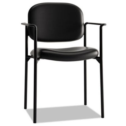 Picture of VL616 Stacking Guest Chair with Arms, Supports Up to 250 lb, BlackBSX-VL616SB11