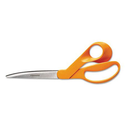 Picture of Home and Office Scissors, 9" Long, 4.5" Cut Length, Orange Offset HandleFSK94417297J