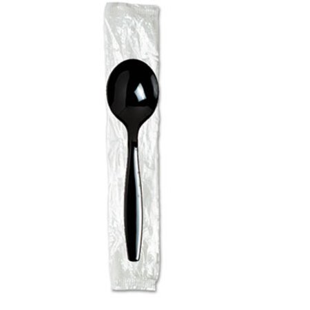 Picture of Individually Wrapped Spoons, Plastic, Black, 1,000/CartonDXE-SH53C7