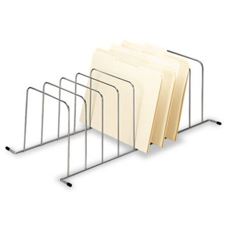 Picture of Wire Desktop to Drawer Organizer, 9 Sections, Letter to Legal Size Files, 11.5" x 23.25" x 7.5", SilverFEL-73014
