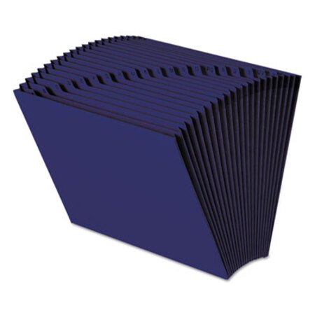 Picture of Heavy-Duty Indexed Expanding Open Top Color Files, 21 Sections, 1/21-Cut Tab, Letter Size, Navy BlueSMD-70720
