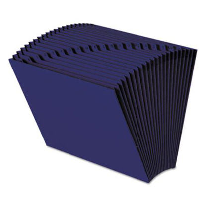 Picture of Heavy-Duty Indexed Expanding Open Top Color Files, 21 Sections, 1/21-Cut Tab, Letter Size, Navy BlueSMD-70720