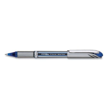 Picture of EnerGel NV Gel Pen, Stick, Medium 0.7 mm, Blue Ink, Blue Barrel, DozenPEN-BL27C