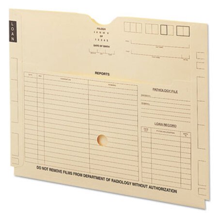 Picture of PXR7 X-Ray Jackets with Pockets, Straight Tab, Manila, 100/BoxSMD-66300