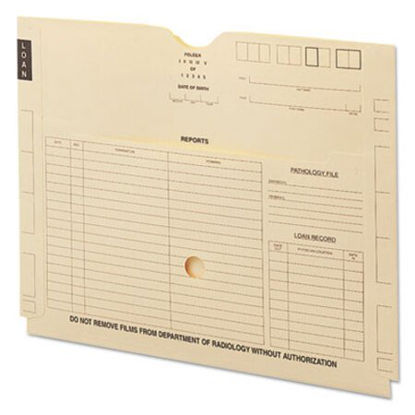 Picture of PXR7 X-Ray Jackets with Pockets, Straight Tab, Manila, 100/BoxSMD-66300