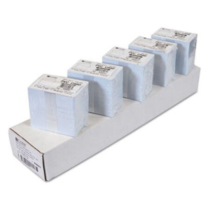 Picture of PVC ID Badge Card, 3 3/8 x 2 1/8, White, 100/PackCLI-89007