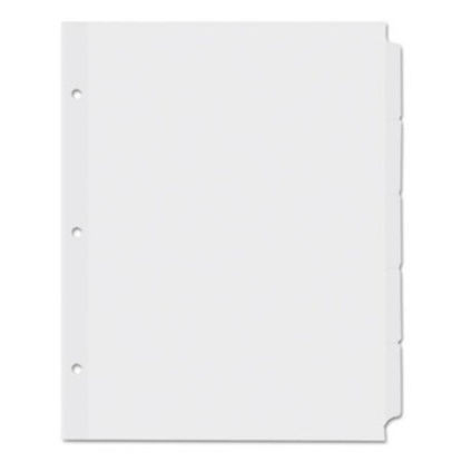 Picture of Self-Tab Index Dividers, 5-Tab, 11 x 8.5, White, 36 SetsUNV-20835
