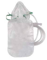 Picture of Oxygen Mask B&F Medical Elongated Style Pediatric Adjustable Head Strap / Nose Clip64009