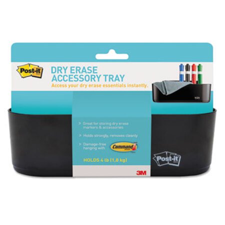 Picture of Dry Erase Accessory Tray, 8 1/2 x 3 x 5 1/4, BlackMMM-DEFTRAY