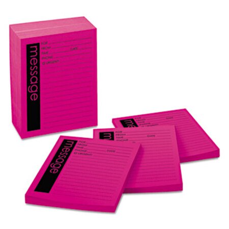 Picture of Self-Stick Message Pad, 4 x 5, Pink, 50-Sheet, 12/PackMMM-766212SS