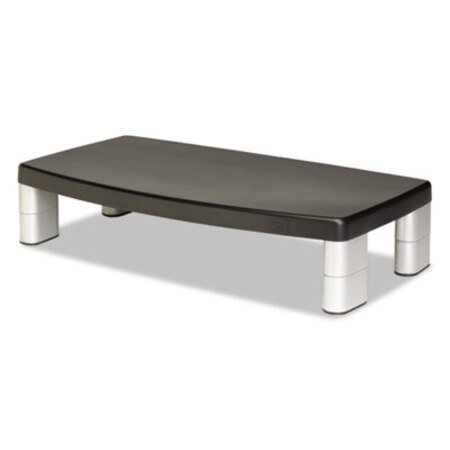 Picture of Extra-Wide Adjustable Monitor Stand, 20" x 12" x 1" to 5.78", Silver/Black, Supports 40 lbsMMM-MS90B