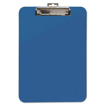 Picture of Unbreakable Recycled Clipboard, 1/4" Capacity, 8 1/2 x 11, BlueBAU-61623