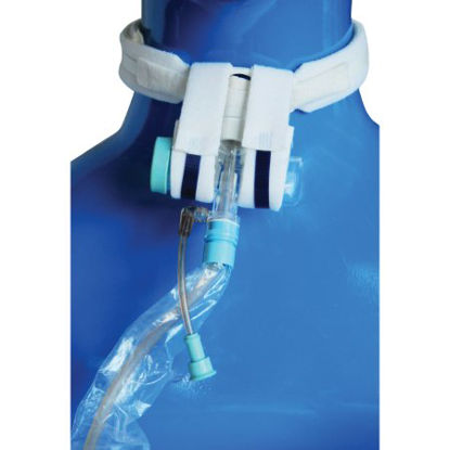 Picture of Tracheostomy Tube Holder Vent Tie® 1 W X 22 L Inch Cotton Adult Anti-Disconect Device 2 Piece, With Attached Ventilator403