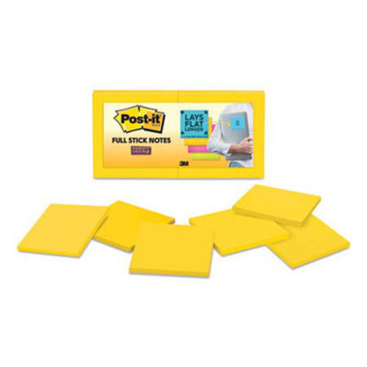 Picture of Full Stick Notes, 3 x 3, Electric Yellow, 25 Sheets/Pad, 12/PackMMM-F33012SSY