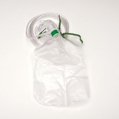 Picture of Oxygen Mask Elongated Style Pediatric Adjustable Head Strap / Nose Clip1011