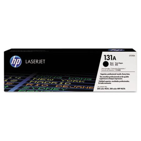 Picture of HP 131A, (CF210A) Black Original LaserJet Toner CartridgeHEW-CF210A