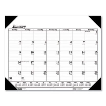 Picture of Recycled Workstation-Size One-Color Monthly Desk Pad Calendar, 18.5 x 13, 2022HOD-0124