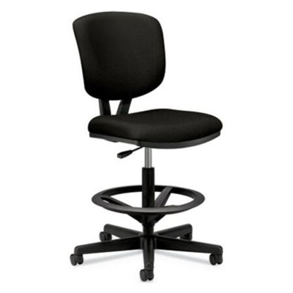 Picture of Volt Series Adjustable Task Stool, Supports Up to 275 lb, 22.88" to 32.38" Seat Height, BlackHON-5705GA10T