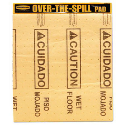 Picture of Over-The-Spill Pad Tablet with Medium Spill Pads, Yellow, 22/PackRCP-4254