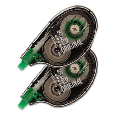 Picture of MONO Correction Tape, Non-Refillable, 1/6" x 394", White Tape, 2/PackTOM-68627